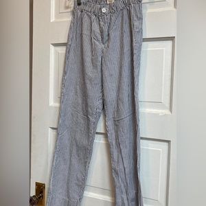 Brandy Melville striped pants. No longer sold on website, ‘One size fits all’.